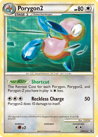 Porygon2 HGSS Black Star Promos Pokemon Card