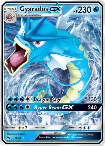 Gyarados-GX Hidden Fates Pokemon Card