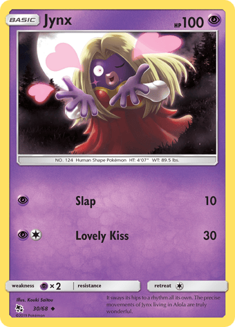 Jynx Hidden Fates Pokemon Card