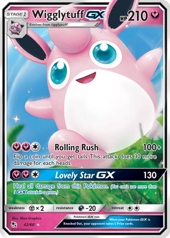 Wigglytuff-GX Hidden Fates Pokemon Card
