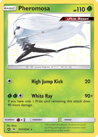 Pheromosa Hidden Fates Pokemon Card