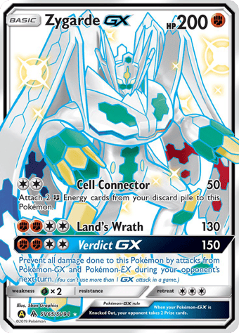 Zygarde-GX Hidden Fates Pokemon Card
