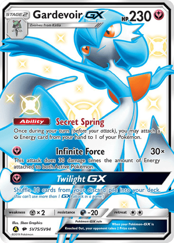 Gardevoir-GX Hidden Fates Pokemon Card