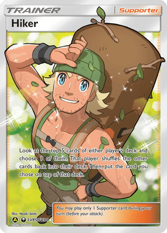 Hiker Hidden Fates Pokemon Card