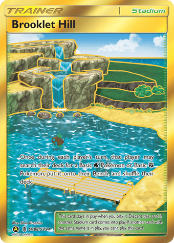 Brooklet Hill Hidden Fates Pokemon Card