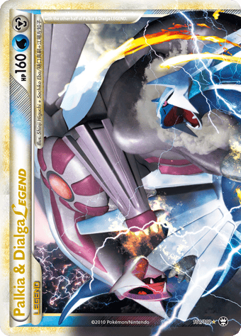 Palkia & Dialga LEGEND HS-Triumphant Pokemon Card
