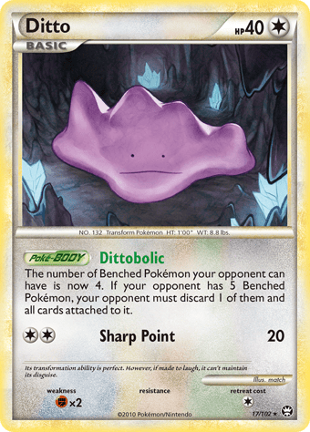Ditto HS-Triumphant Pokemon Card