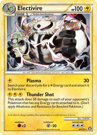 Electivire HS-Triumphant Pokemon Card