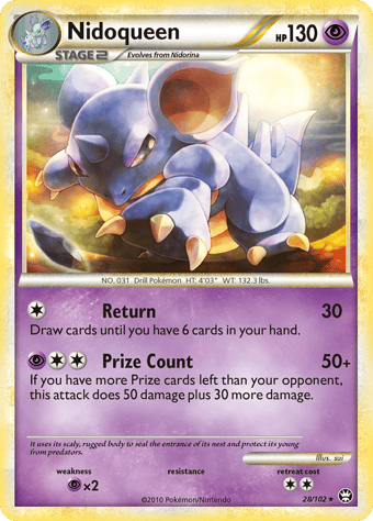 Nidoqueen HS-Triumphant Pokemon Card