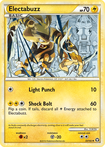 Electabuzz HS-Triumphant Pokemon Card