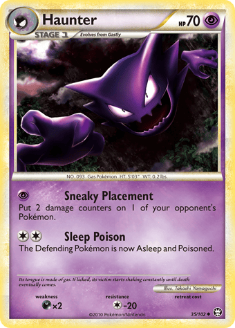 Haunter HS-Triumphant Pokemon Card