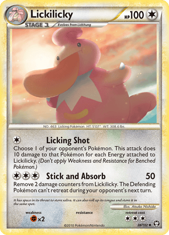 Lickilicky HS-Triumphant Pokemon Card