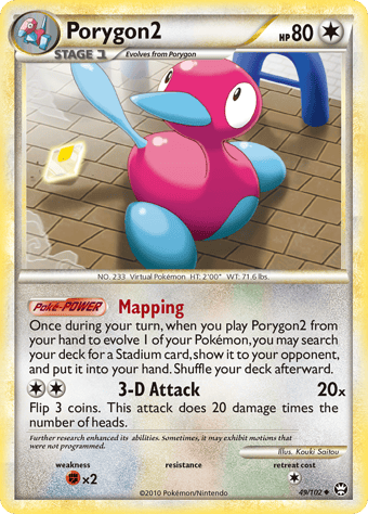 Porygon2 HS-Triumphant Pokemon Card