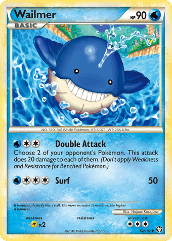 Wailmer HS-Triumphant Pokemon Card
