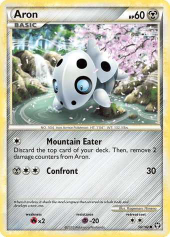 Aron HS-Triumphant Pokemon Card