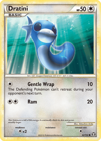 Dratini HS-Triumphant Pokemon Card