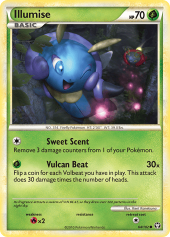Illumise HS-Triumphant Pokemon Card