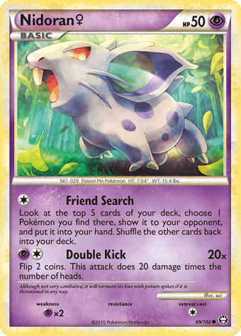 Nidoran♀ HS-Triumphant Pokemon Card