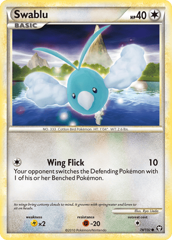 Swablu HS-Triumphant Pokemon Card