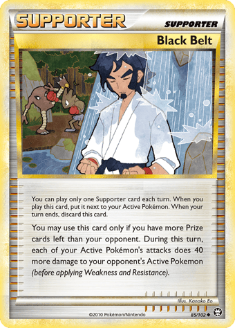 Black Belt HS-Triumphant Pokemon Card