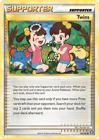 Twins HS-Triumphant Pokemon Card