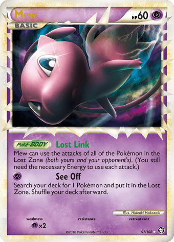 Mew HS-Triumphant Pokemon Card