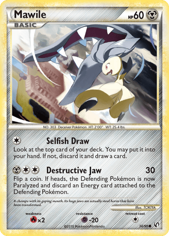 Mawile HS-Undaunted Pokemon Card