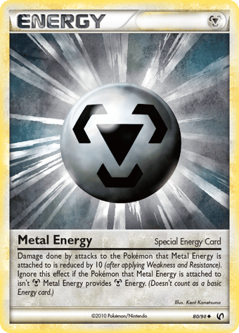 Metal Energy HS-Undaunted Pokemon Card