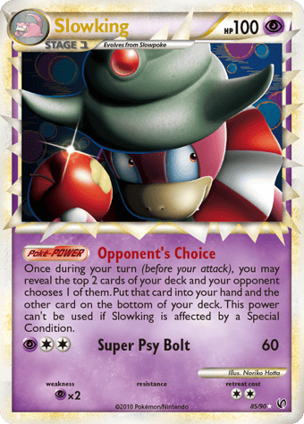 Slowking HS-Undaunted Pokemon Card