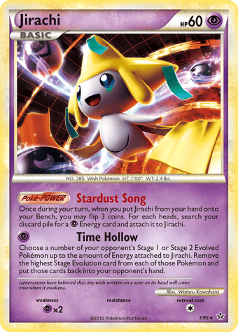Jirachi HS-Unleashed Pokemon Card