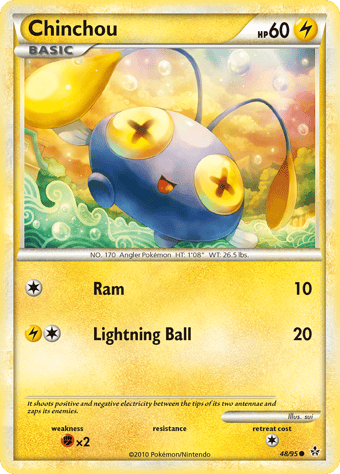 Chinchou HS-Unleashed Pokemon Card