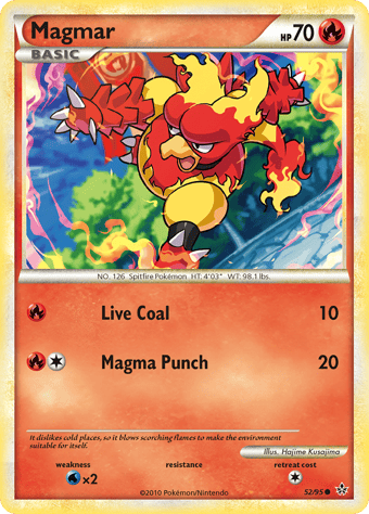 Magmar HS-Unleashed Pokemon Card
