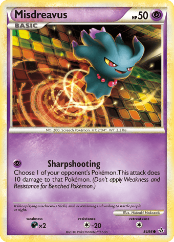 Misdreavus HS-Unleashed Pokemon Card