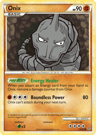 Onix HS-Unleashed Pokemon Card