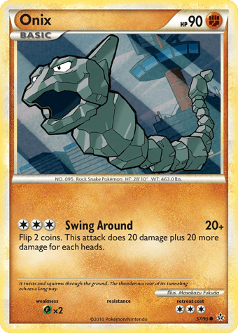 Onix HS-Unleashed Pokemon Card