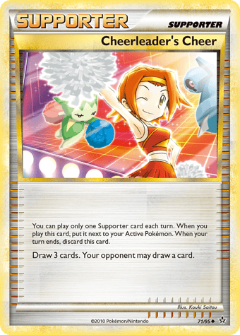 Cheerleader's Cheer HS-Unleashed Pokemon Card