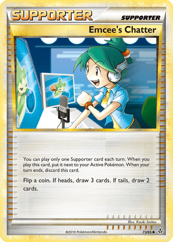 Emcee's Chatter HS-Unleashed Pokemon Card