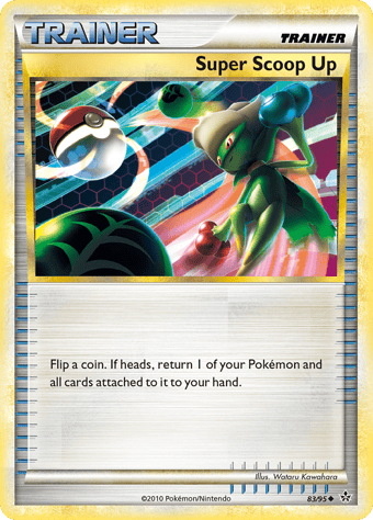Super Scoop Up HS-Unleashed Pokemon Card