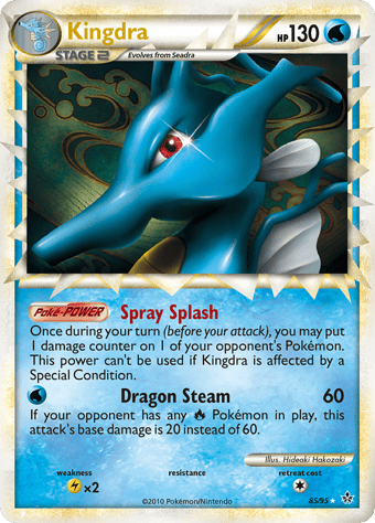Kingdra HS-Unleashed Pokemon Card