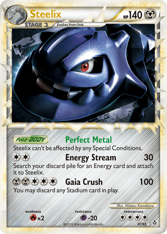 Steelix HS-Unleashed Pokemon Card