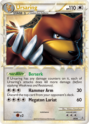 Ursaring HS-Unleashed Pokemon Card