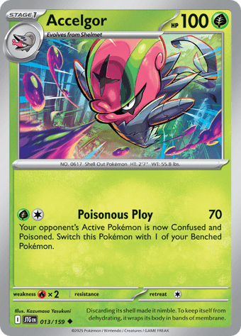 Accelgor Journey Together Pokemon Card