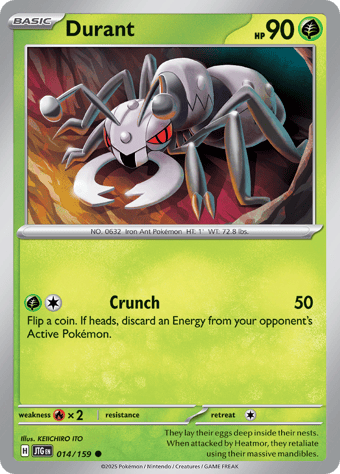 Durant Journey Together Pokemon Card