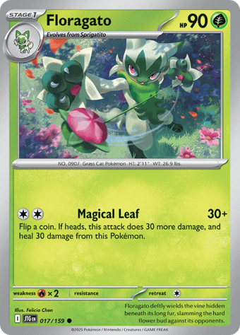 Floragato Journey Together Pokemon Card