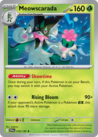 Meowscarada Journey Together Pokemon Card