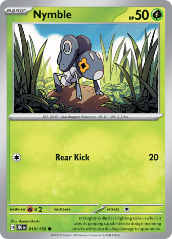 Nymble Journey Together Pokemon Card