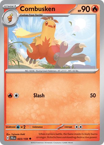 Combusken Journey Together Pokemon Card