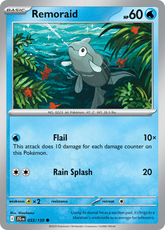 Remoraid Journey Together Pokemon Card