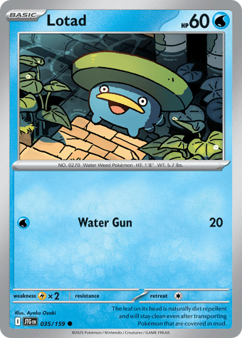 Lotad Journey Together Pokemon Card
