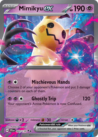 Mimikyu EX Journey Together Pokemon Card